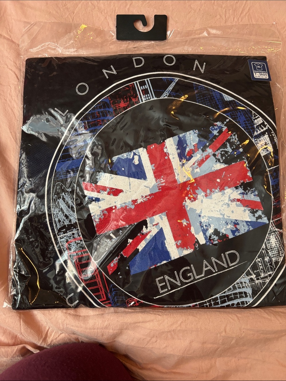 England Union Jack Graphic Bedding - Black